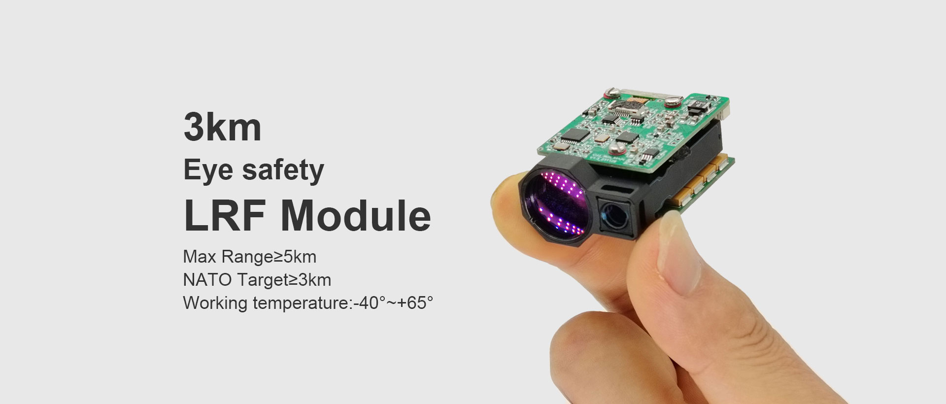 Fabriek van laserafstandsmetermodules