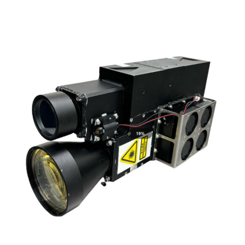 Wat zijn de specifieke toepassingen van de 160 MJ Laser Target Designer en Rangefinder op het gebied van onderzoek en mapping?